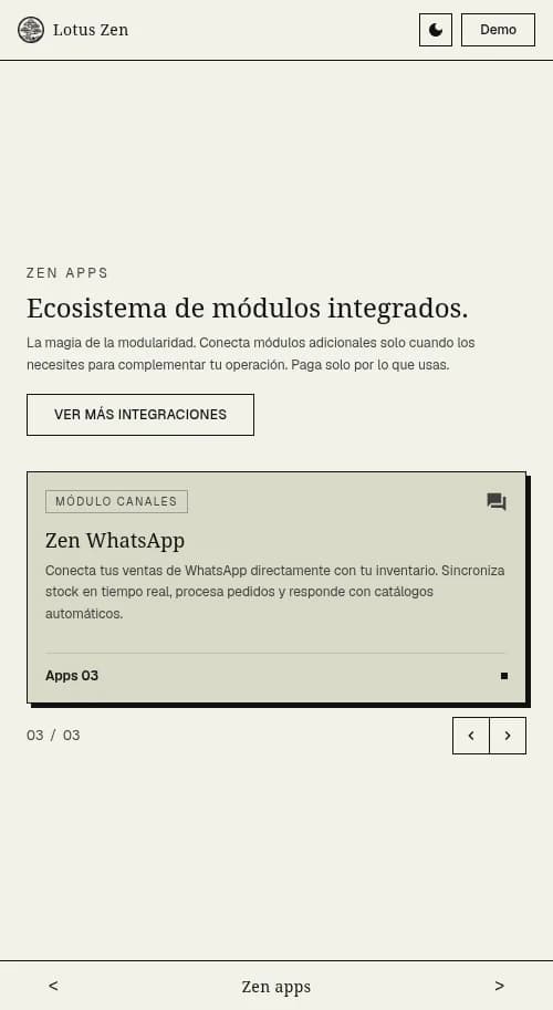 Lotus Zen: Zen apps en móvil